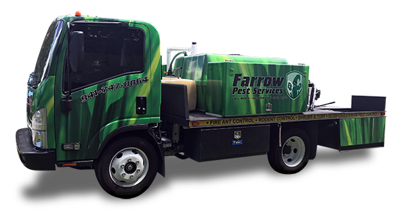 Farrow Pest Services truck with logo